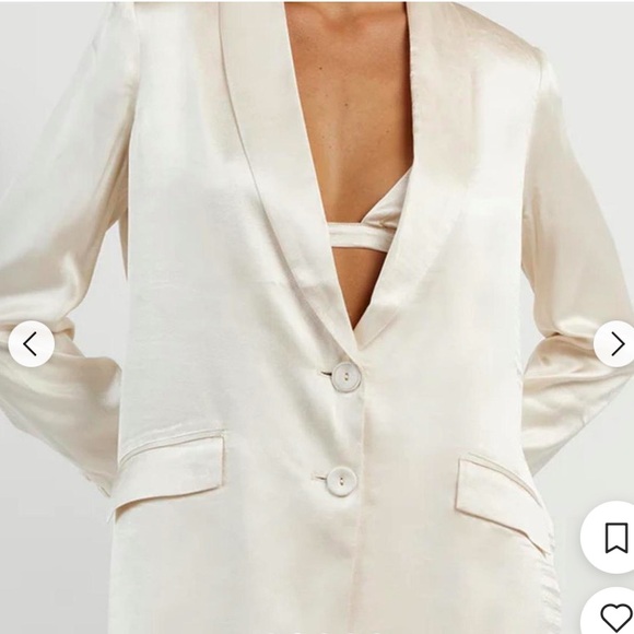 DISSH Jackets & Blazers - COPY - Women’s Dissh Aisle Pearl Satin Blazer